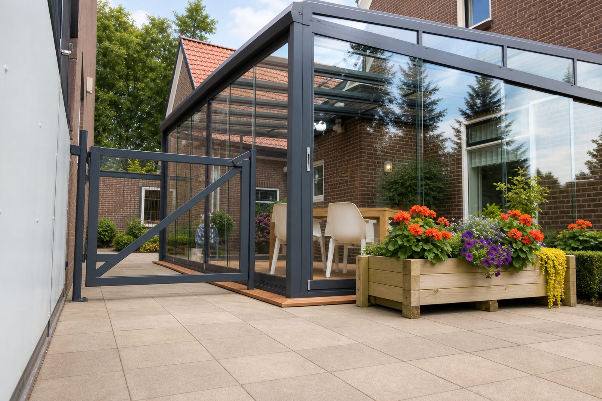 Orangeries, conservatories and glass garden rooms